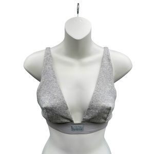 SKIMS 🌟 cotton plunge bralette L 💛 NWT